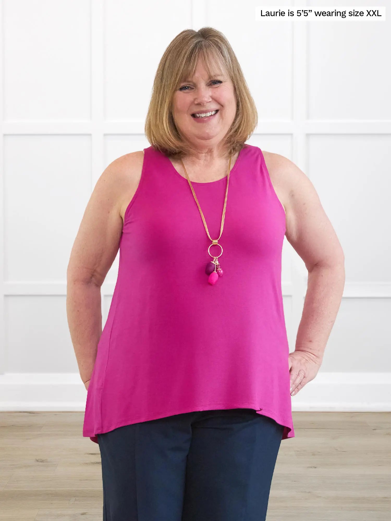 Eliana high-low tank top - FINAL SALE