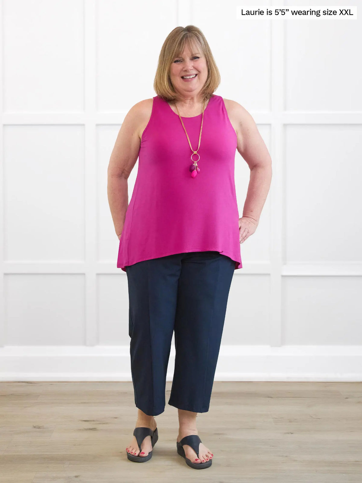 Eliana high-low tank top - FINAL SALE