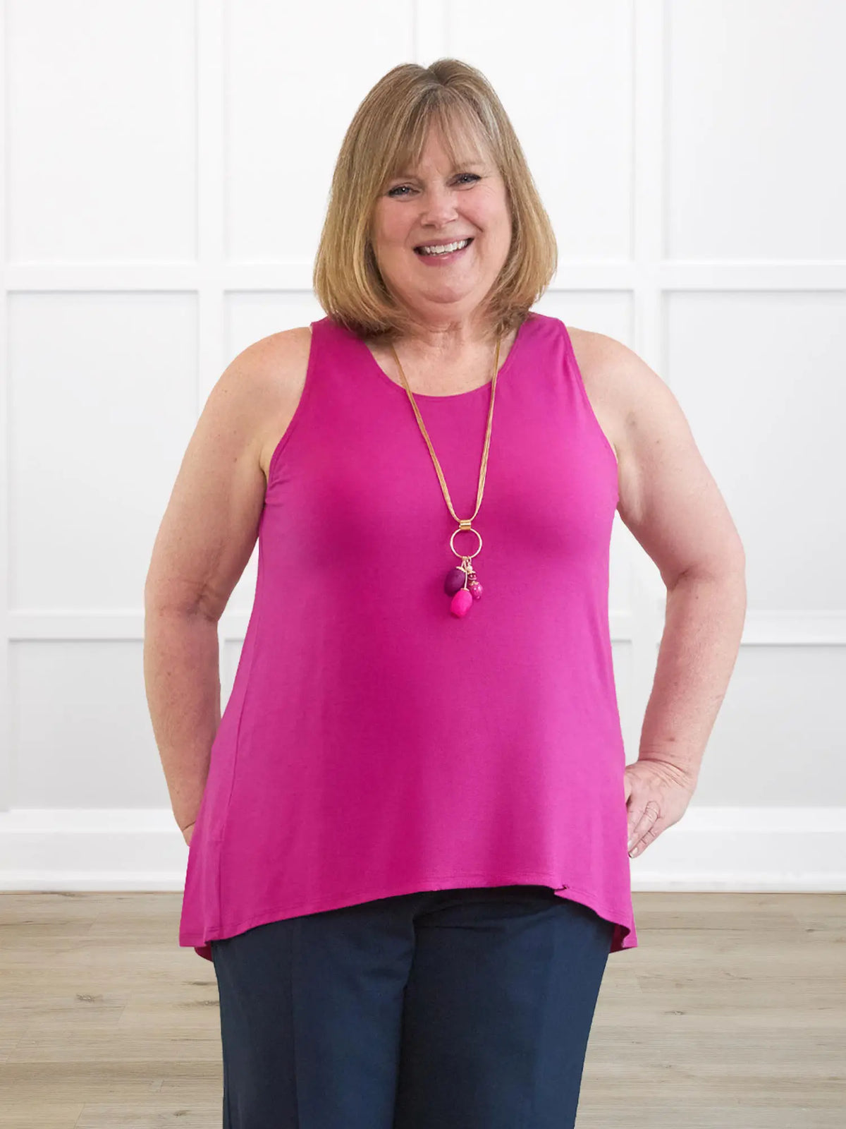 Eliana high-low tank top - FINAL SALE