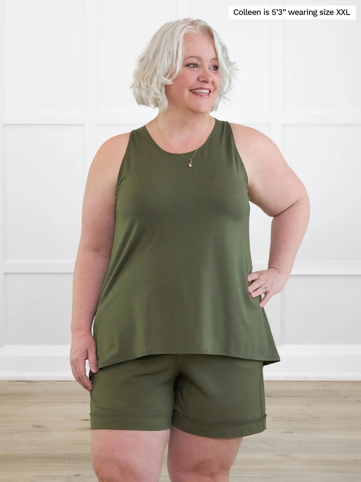 Eliana high-low tank top - FINAL SALE