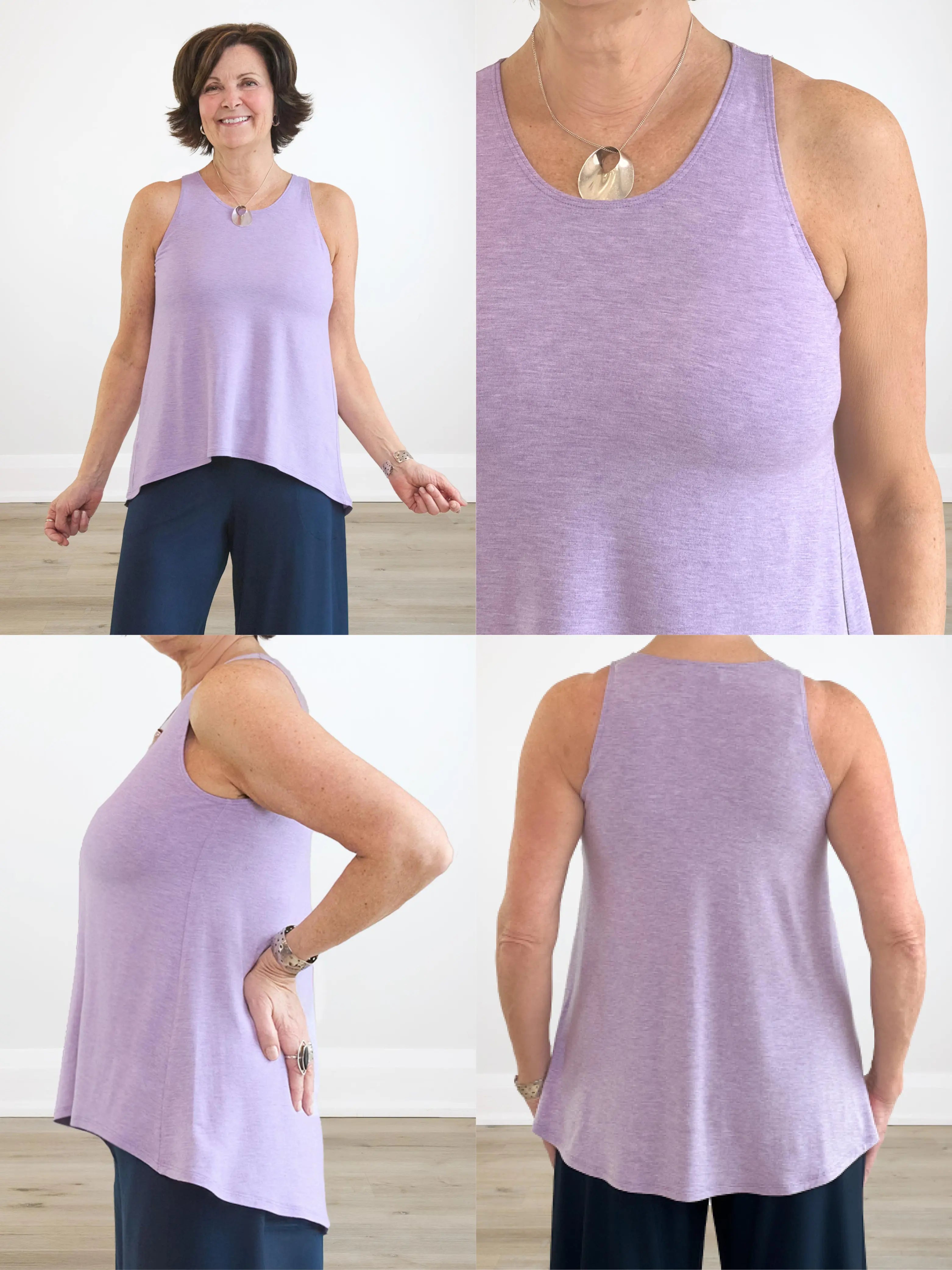Eliana high-low tank top - FINAL SALE