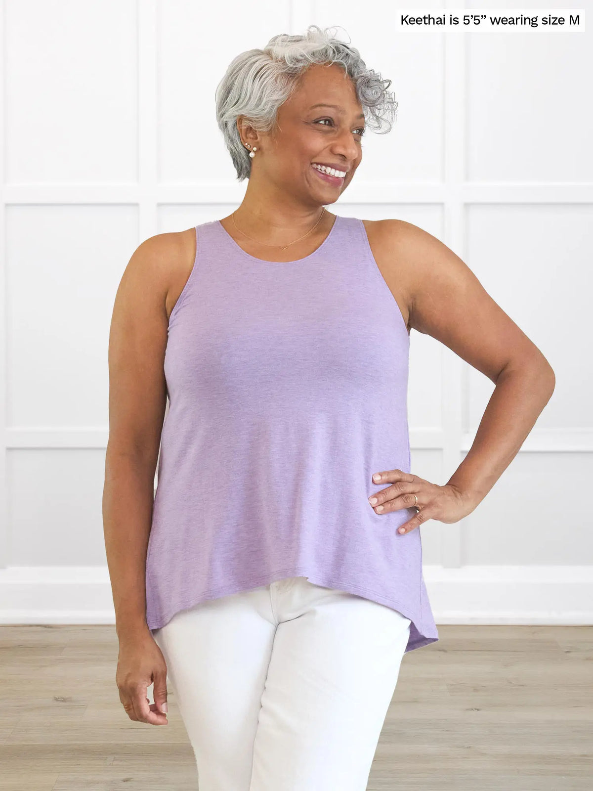 Eliana high-low tank top - FINAL SALE