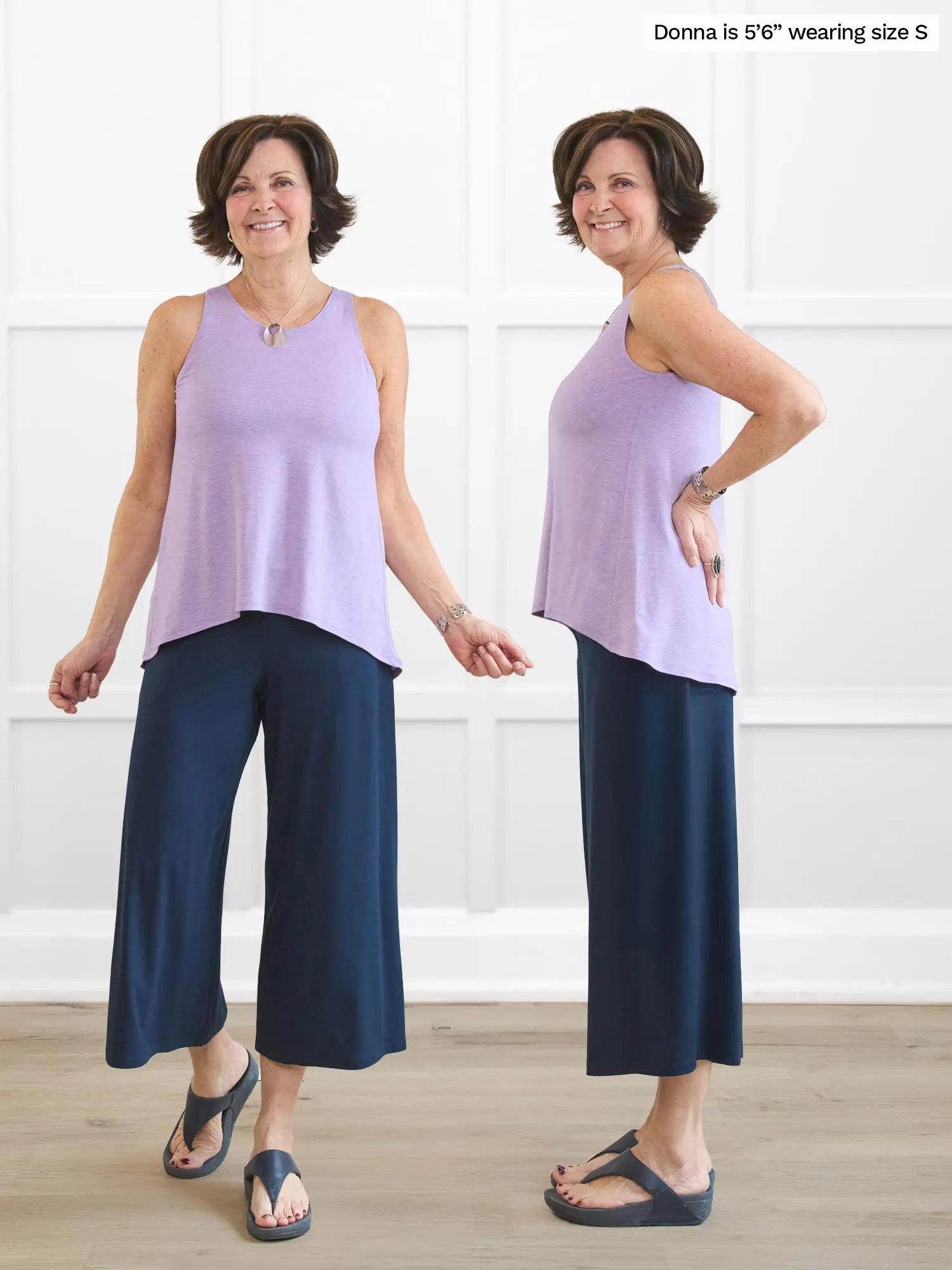 Eliana high-low tank top - FINAL SALE