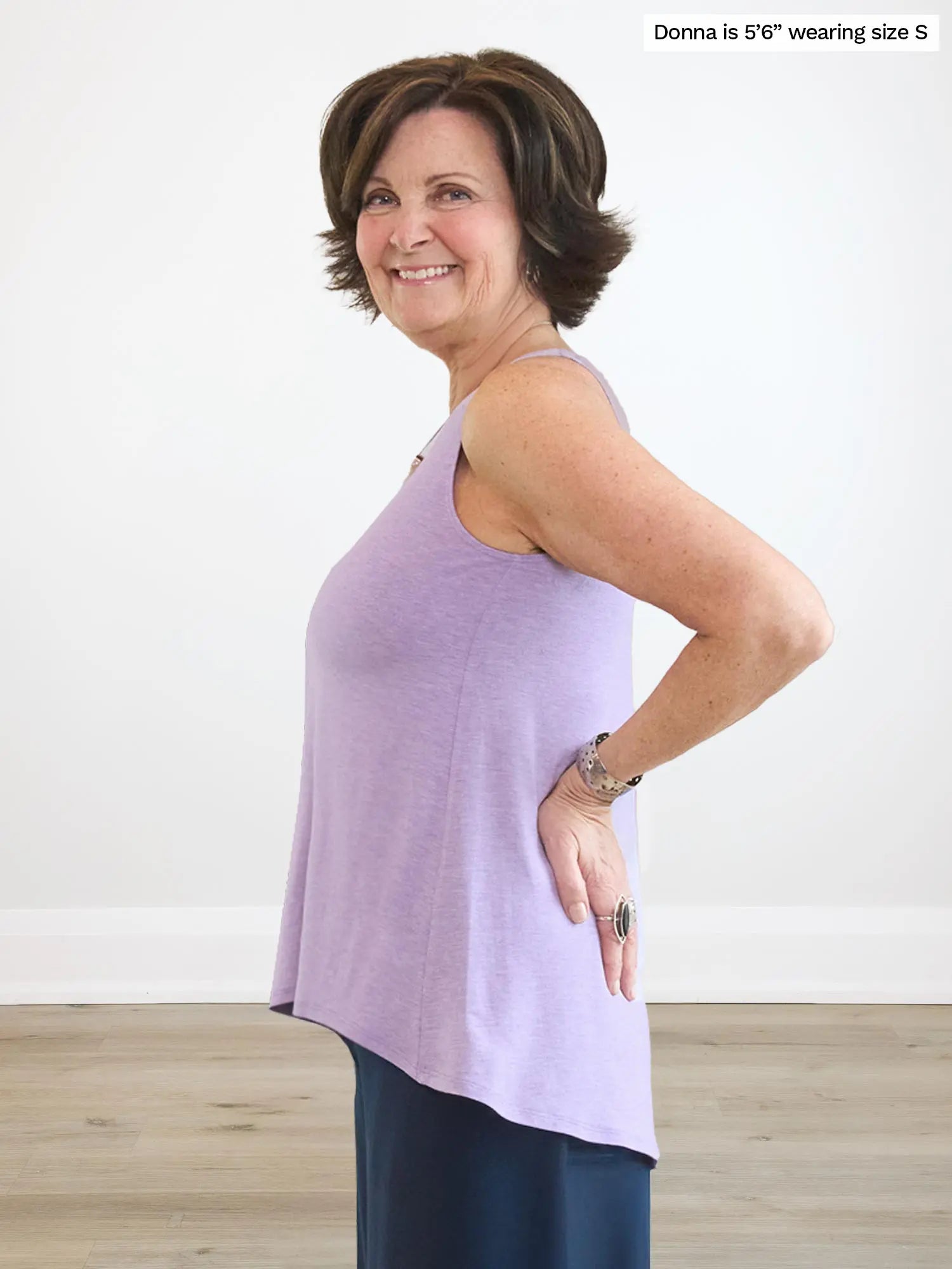 Eliana high-low tank top - FINAL SALE