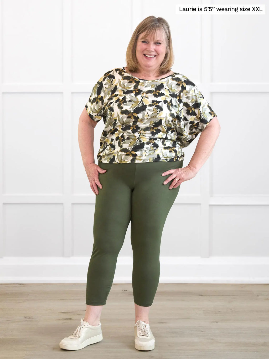 Lisa2 high waisted capri legging