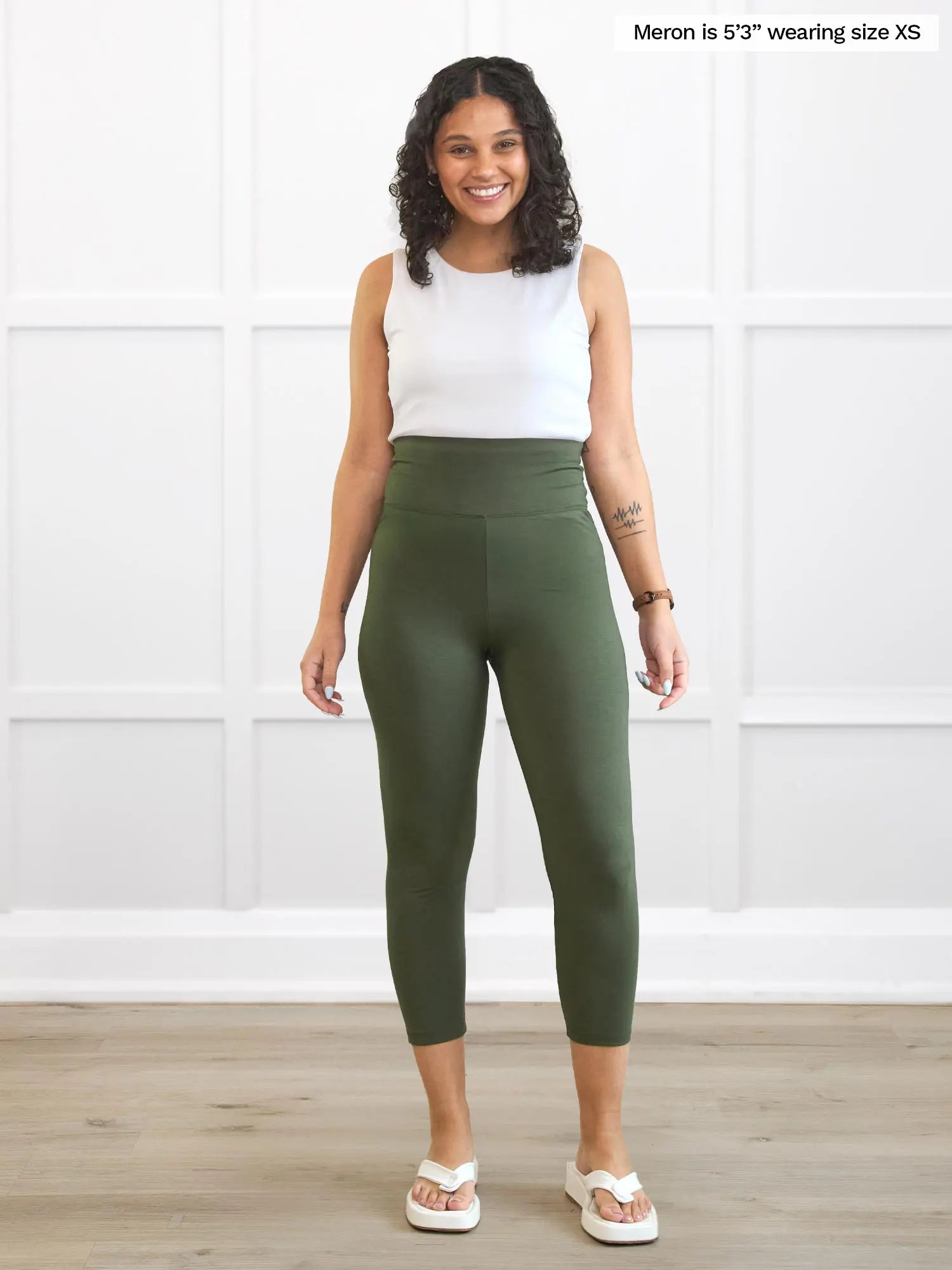 Lisa2 high waisted capri legging