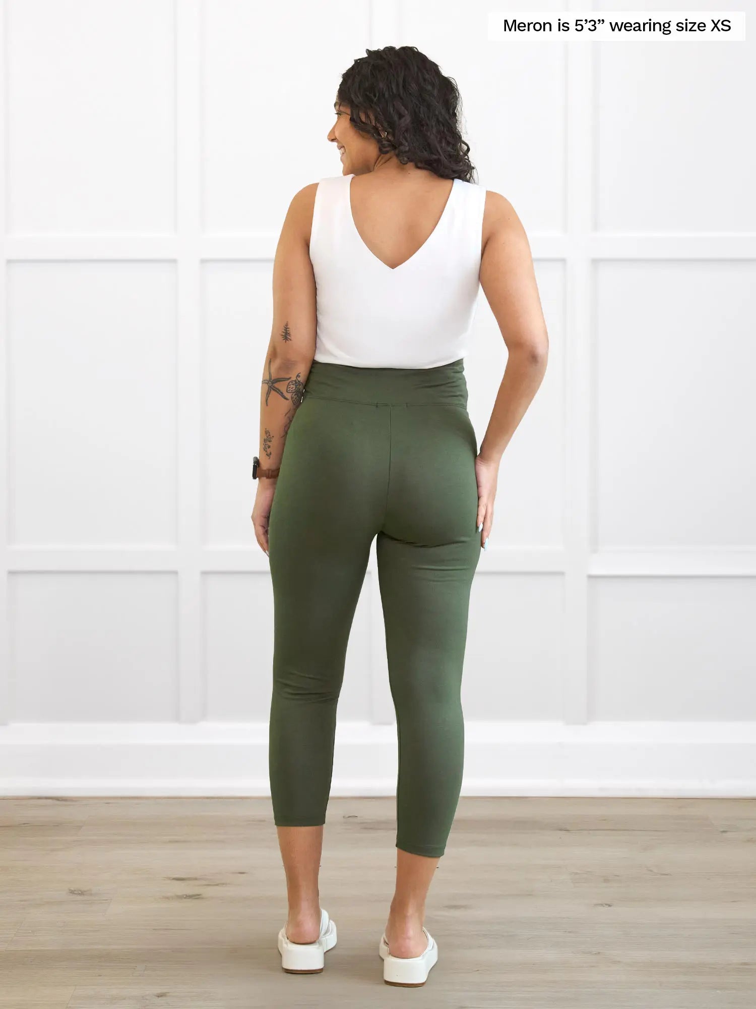 Lisa2 high waisted capri legging