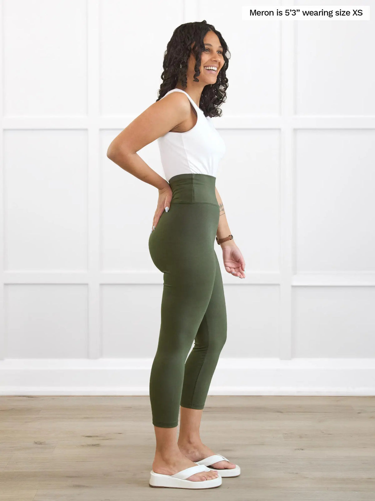 Lisa2 high waisted capri legging