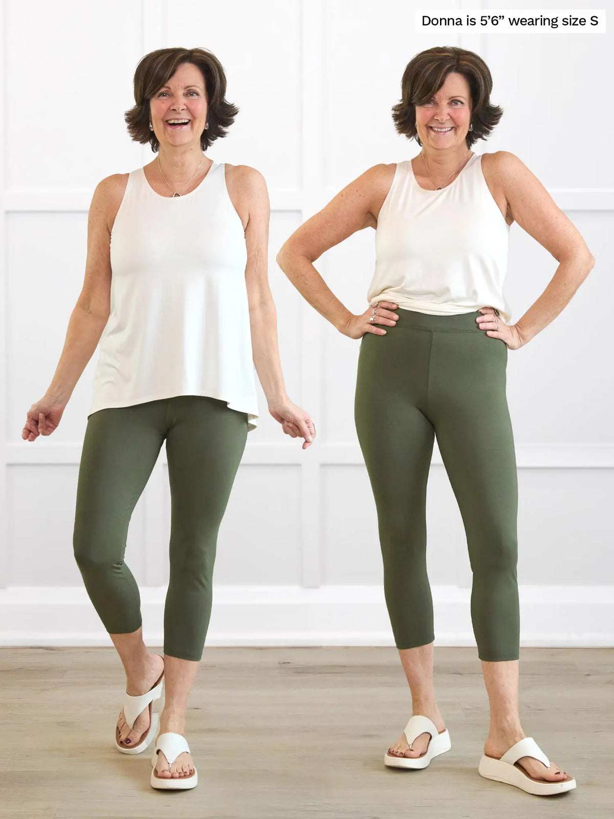 Lisa2 high waisted capri legging