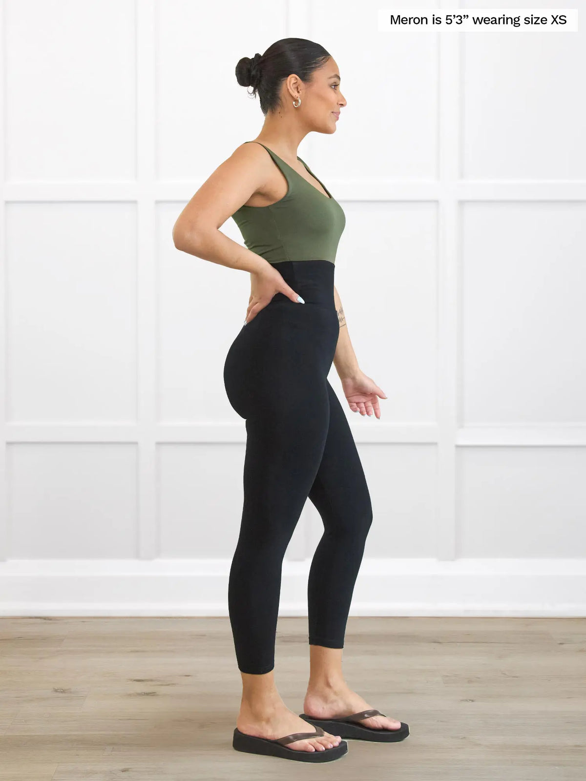 Lisa2 high waisted capri legging