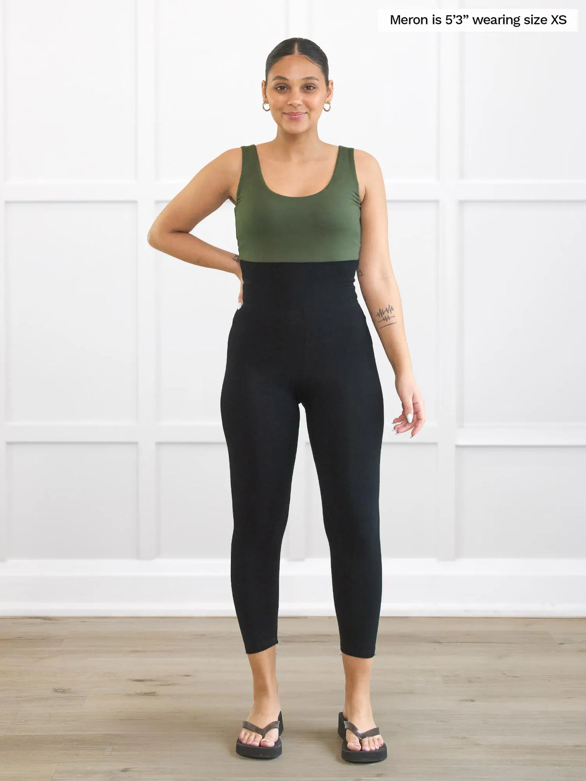 Lisa2 high waisted capri legging